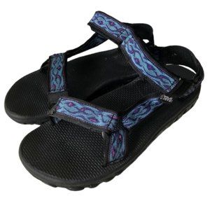 Teva Pretty Rugged Hiking/Trail Walking Sandals - Blue/Pink - 10
